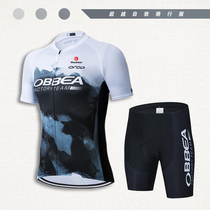 OBBEA new riding suit Summer short sleeve mountain bike riding high-bounty shorts road bike big code blouse