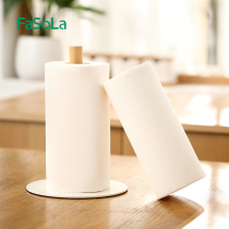 FaSoLa kitchen paper towel household hygiene roll paper absorbent oil-absorbing kitchen special frying oil paper 2 rolls
