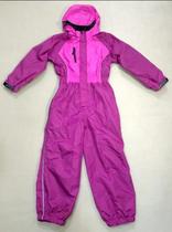 Export European children outdoor conjoined charge ski pants spring and autumn single-layer windproof waterproof breathable wear-resistant