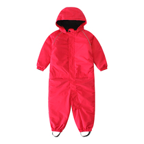 Welcome Double Eleven special childrens conjoined ski clothes warm export European windproof waterproof children Special
