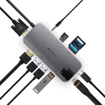 USB-C HUB12 in 1 multi-function extension dock gigabit network card USB hub TYPE C to HDMI