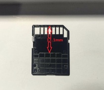 17MMSD card shell coat card set various brands SD card Universal half chip Special SD card repair card shell