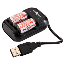 USA SureFire CR123A 18650 original rechargeable battery charging set Seat charger Car charger USB charger