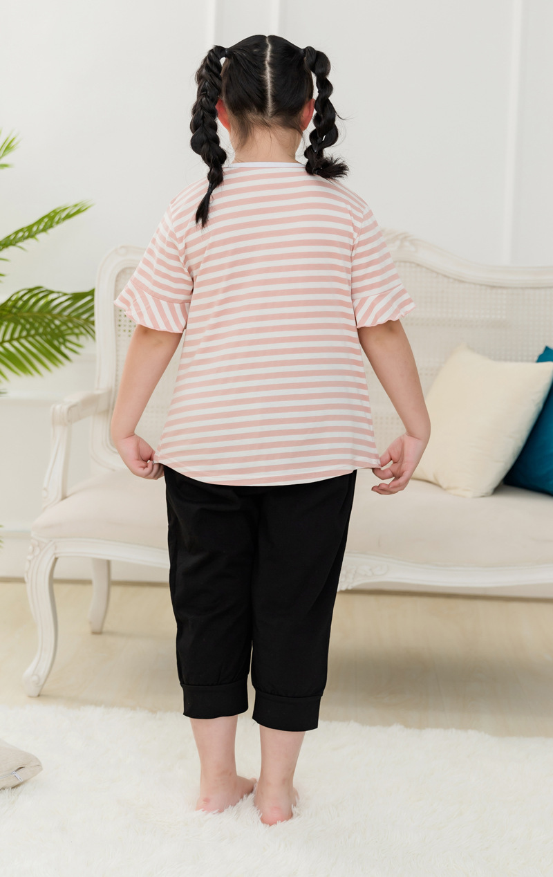 胖女童2022新款夏款童上衣中大童加肥加大韩版宽松女童短袖t恤 - 17网