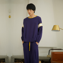 Dodo Cocoa Pyjamas Mens Spring Autumn Season New Pure Cotton Knit Long Sleeves Long Pants Home Suit Suit