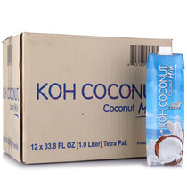 Thailand imported KOH COCONUT cool COCONUT juice drink 1L * 12 bottles full box COCONUT milk