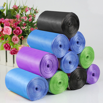 (10 rolls)garbage bag thickened large household disposable trash can plastic bag point-off affordable package