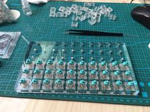 Customized keyboard oiling plate Lubricating shaft body Enhanced feel Run shaft Special tool run shaft plate Acrylic test shaft