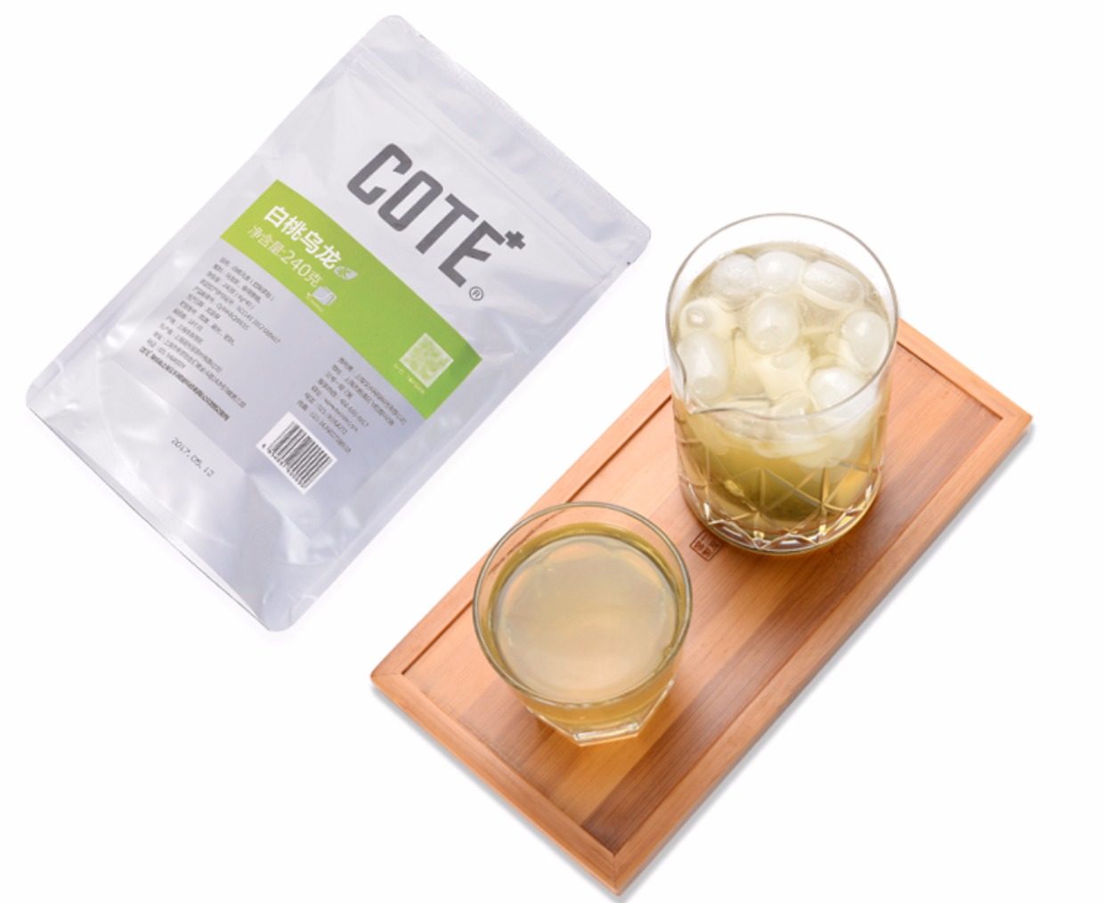 cote又乐白桃乌龙 冷泡茶基茶 蜜桃乌龙 四角茶包40包*6g/袋 包邮_7折