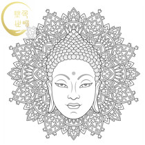 Thangka Mandala hand-painted color drawing gold painting cloth surface color diy decorative painting (Coloring World)