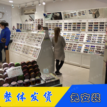 High-grade glasses display the entire store custom yan jing dian shelf paint product display stand zhong dao ju sun glasses cabinet