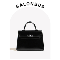 SALONBUS box skin-skin-skin Kelly packs two generations of silver button one small bag bag bag bag bag bag bag