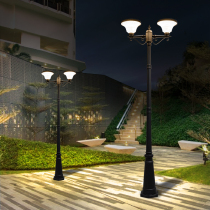 Generalized Solar Lawn light outdoor waterproof minimalist Villa Garden Light District High Bar Lamp Courtyard Outdoor Road