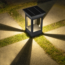 Straw Terrace Lamp Courtyard Lamp LED Outdoor Waterproof Solar Ground Lamp Garden Lamp Home Cell Street Lamp Solar Lamp
