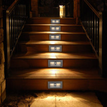 Generalized waterproof human body induction foot lamp led outdoor stair light Home Villa Aisle Light minimalist Tread Lights