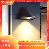 Brief Wall Lamp Outdoor Waterproof Door Card Lamp Hotel Villa Gate Light Led Garden Courtyard Lamp Stairs Aisle Light