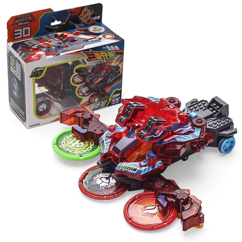 正版奥迪双钻爆裂飞车2代12款星座3晶片重装凯王铠王三晶片玩具_4折现