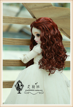 AP rabbit power 3 points F silk medium points long curly hair 1 3BJD DD MDD Giant baby imitation Mahai wig spot