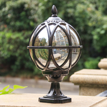 Solar light garden light gate pillar lamp outdoor waterproof landscape gate pillar lamp community villa wall pillar lamp