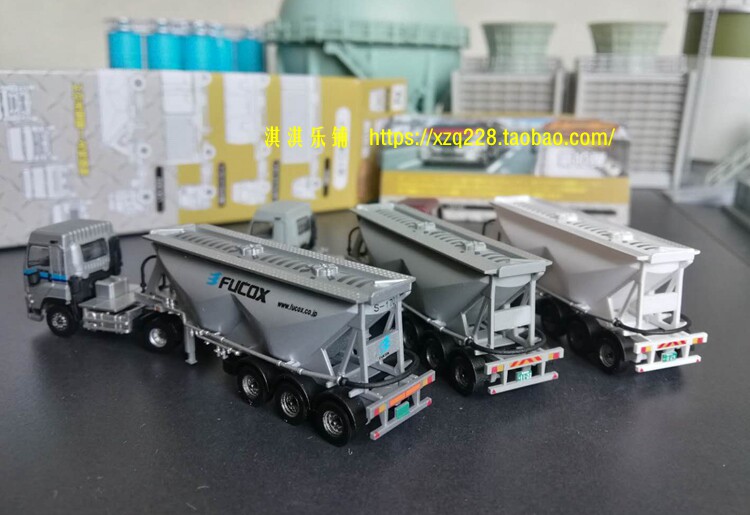 Модель машины tomytec㊣1：150拖车10弹 五十铃三菱 ud日野  集装箱化学品挂车