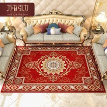 European-style living room carpet coffee table blanket sofa floor mat luxury bedroom bedside mat room American household thickened floor mat