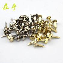 Double head 8 * 15mm round nail meta nail DIY model Willow nail nail