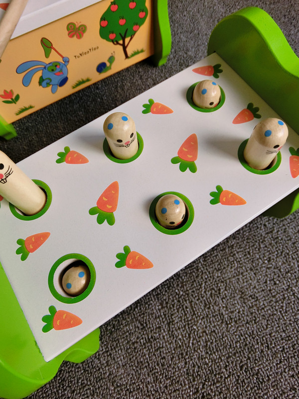 打地鼠大号木质儿童益智早教玩具男孩女宝宝1