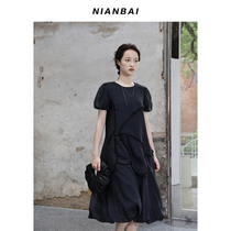 NIANBAI Candida White 2021S S acetate Eugen yarn Lace Dress with a small crowdsourced design exaltation NQ5444