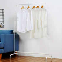 Hanging clothes rack floor bedroom simple drying rack clothes drying Rod single rod coat rack indoor mobile drying clothes rack