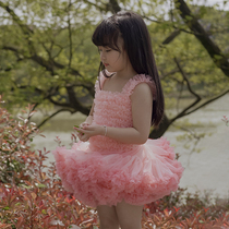 Girl baby tutu skirt dress cake skirt birthday dress Peng Peng yarn princess skirt spring and summer