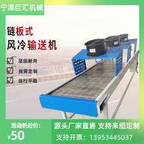 Stainless Steel Chain Plate Air-cooled Wire Customized Die Casting Machine Food Machinery Cooling Air-dry Wire Conveyor Plate Chain Accessories