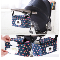 Stroller hanging bag large capacity hanging bag backpack baby adhesive hook childrens cart hanging bag baby bottle storage bag waterproof