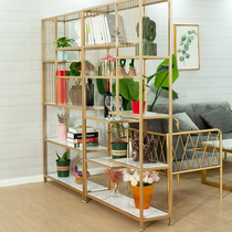 Nordic wind ins living room partition bedroom decoration simple bookshelf office display shelf partition shelf decoration
