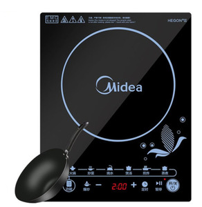 Midea/美的 C21-SN2105家用多功能大功率电火锅触屏电磁炉