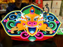 Tibetan handicrafts Buddhist halls hanging pieces embroidery faucet decoration handmade a piece of various sizes