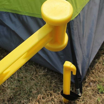 Outdoor PE plastic hammer multifunctional camping nail puller portable canopy tent emergency installation hammer ground nail glue hammer