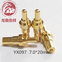 Factory direct high current elastic electrode special thimble connector probe charging conductive copper pin YX097