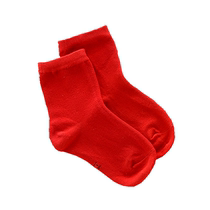 Baby Majestic Childrens Cotton Red Socks Boys Life Year Red Socks Girls New Year Celebration Red Sox