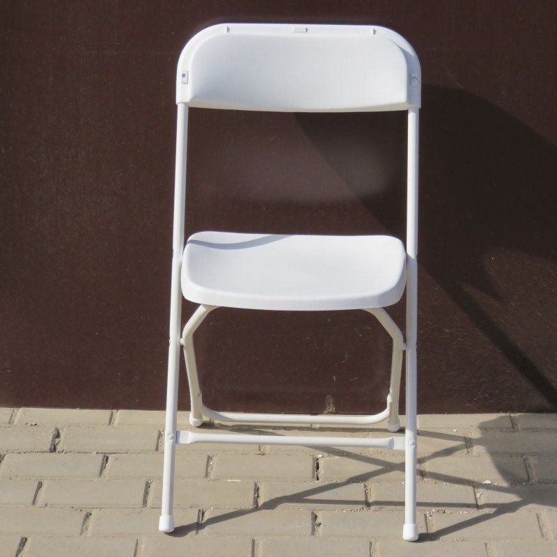 便捷可折叠椅子办公会议椅培训椅靠背椅户外会展白色黑色塑料椅子