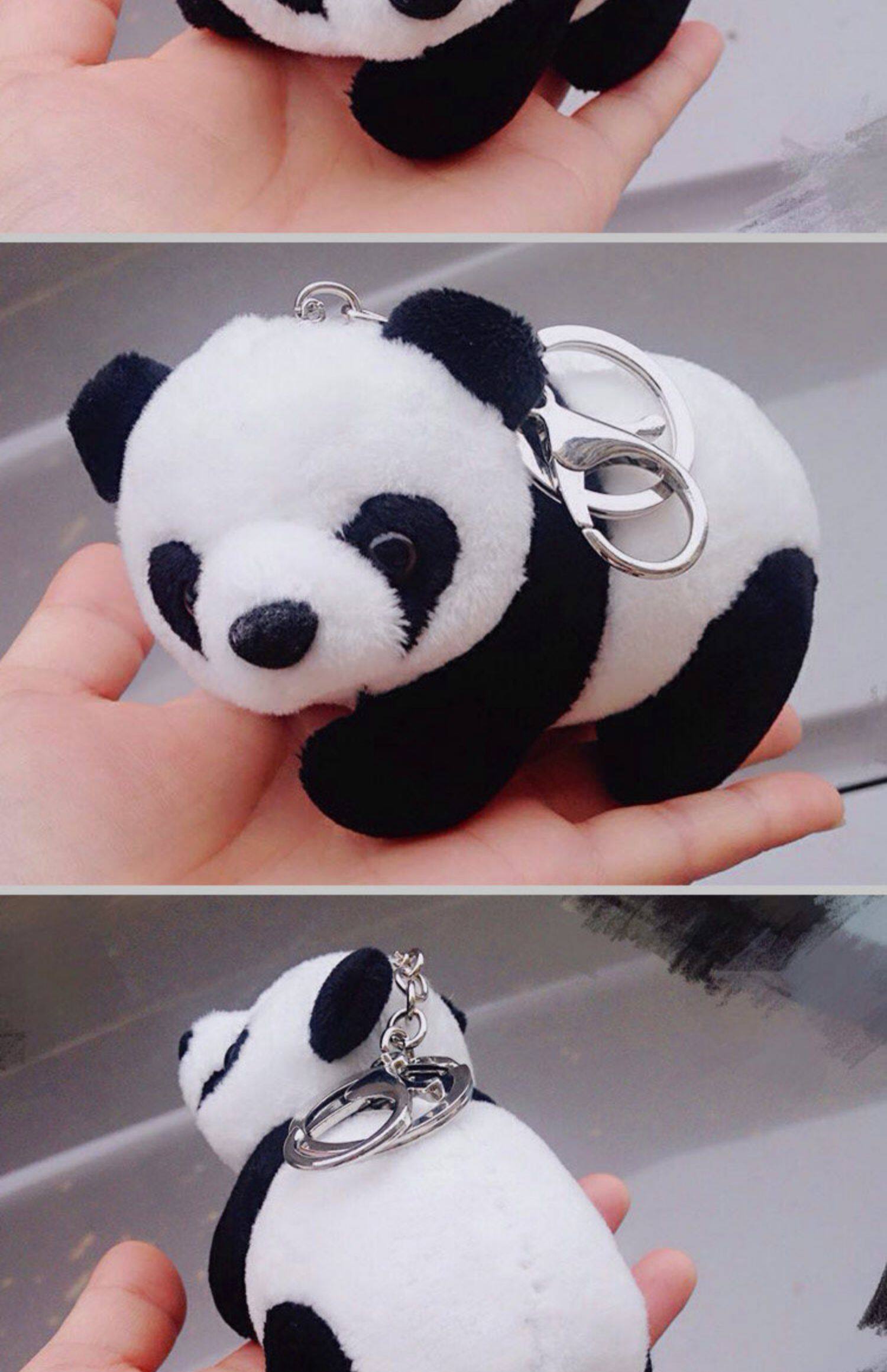 四川成都基地熊猫公仔挂件书包钥匙扣情侣小礼物男女包包毛绒挂饰