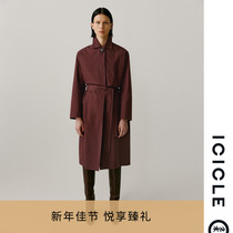 ICICLE Zhihe Womens Fall and Winter Cotton Poplin Straight Body Simple Windbreaker Jacket Women