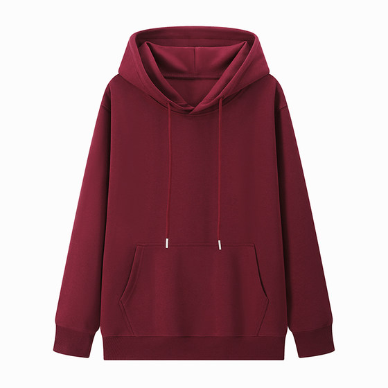 Hooded pullover sweatshirt for men and women in autumn and winter solid color basic couples heavyweight men and women same wine red sweatshirt for men and women
Hooded pullover sweatshirt for men and women in autumn and winter solid color basic couples heavyweight men and women same wine red sweatshirt for men and women