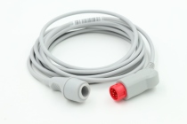 Compatible with Mindray to Edward 12-pin PM8000IPM10 12T8 T1 invasive arterial pressure main cable network cable