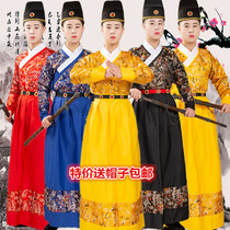 Ming Dynasty Jinyi sweater clothing Male flying fish clothing long four famous catch film and television ancient costumes Hanfu Male martial arts clothing Swordsman