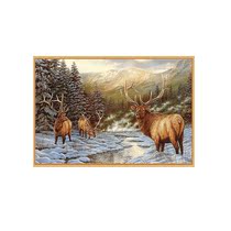 National Wind pure wool woven tapestry Living room Bedroom Book room Nordic scenery Decorative Painting Wall Blanket 150 * 200