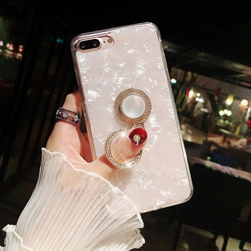 苹果x手机壳女新款韩国奢华iPhone7plus个性创意6s指环支架8p简约 苹果x手机壳女新款韩国奢华iPhone7plus个性创意6s指环支架8p简约