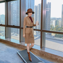 Khaki suit suit women re-create classic spring dress formal suit skirt suit fashion host overalls