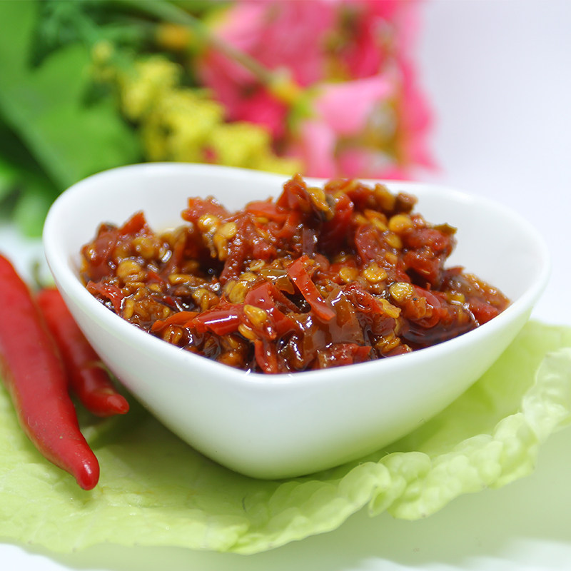 湖南特产味芭蕾喷火辣椒酱500g 农家手工自制豆鼓超辣特辣朝天椒