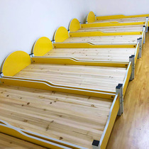 Primary school childrens nursery class nap bed Kindergarten special small bed layer Childrens stacking bed Afternoon nursery class single bed
