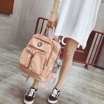 ins style schoolbag female Korean version of high school students junior high school students Sen computer backpack travel backpack female large capacity